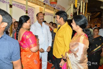 Celebs at Bandla Ganesh Brothers Daughter Ashritha Wedding Photos